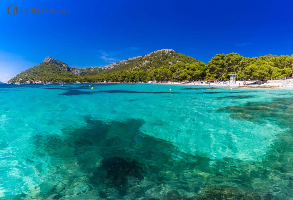 Agua de la playa de Formentor