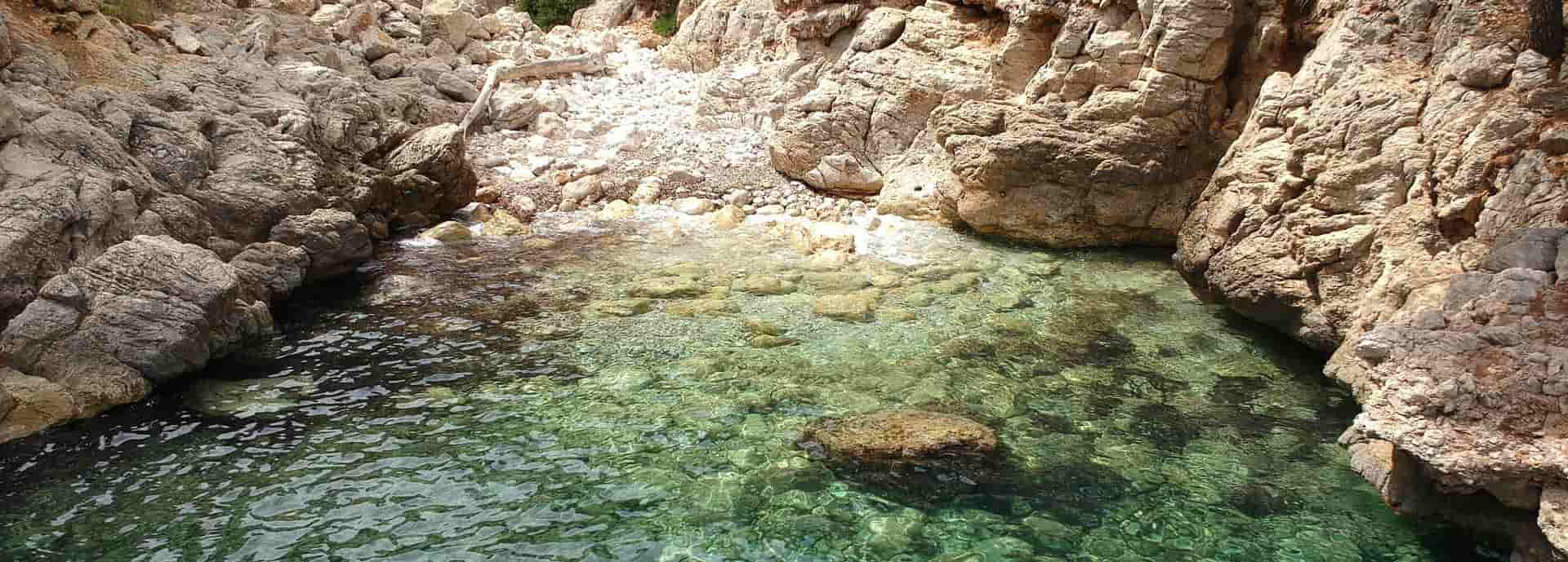 Photo of Cala en Gossalba from drone view