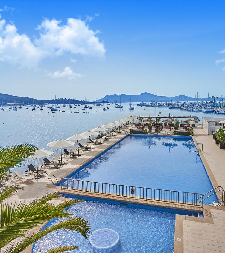 Pool Overlooking The Sea